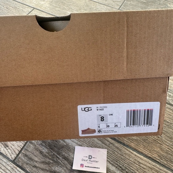 W8/EU39 Brand New UGG Women’s Tazz Platform Slippers Chestnut - Picture 9 of 10